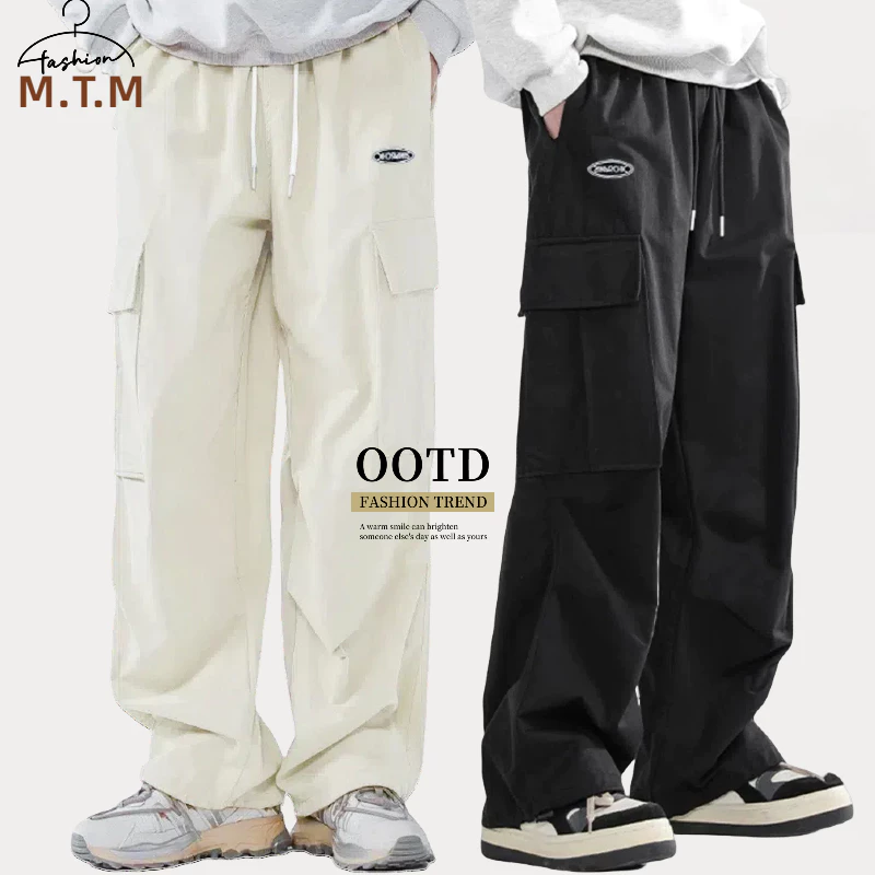 MTM กางเกงคาร์โก้ขากว้างผู้ชาย